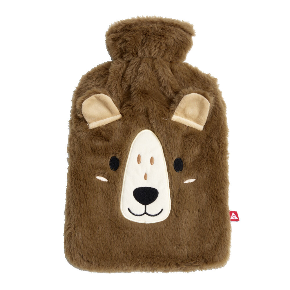 Bouillotte avec housse design animal 1,8L