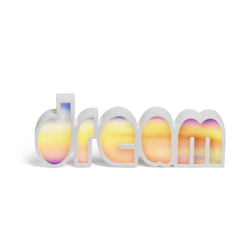 Mot lumineux Dream à poser polypropylène et plastique multicolore