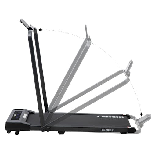2HP 52cm Walking Pad Treadmill w/ Remote, Foldable Handrail, and Tablet Holder