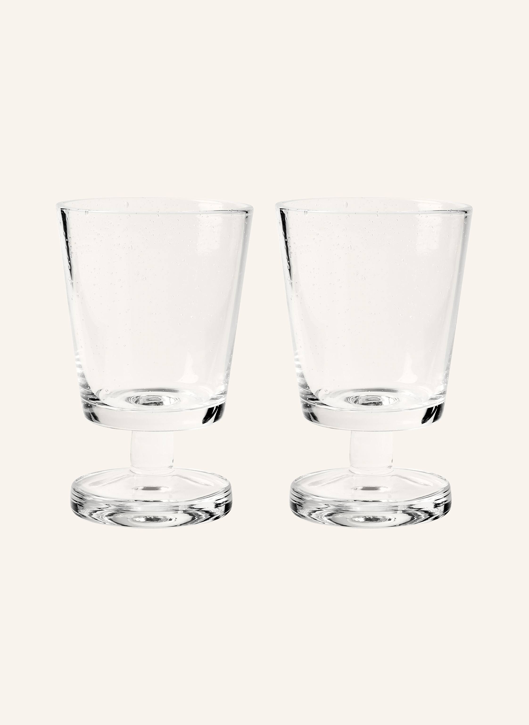 BROSTE COPENHAGEN 2er-Set Weingläser BUBBLE