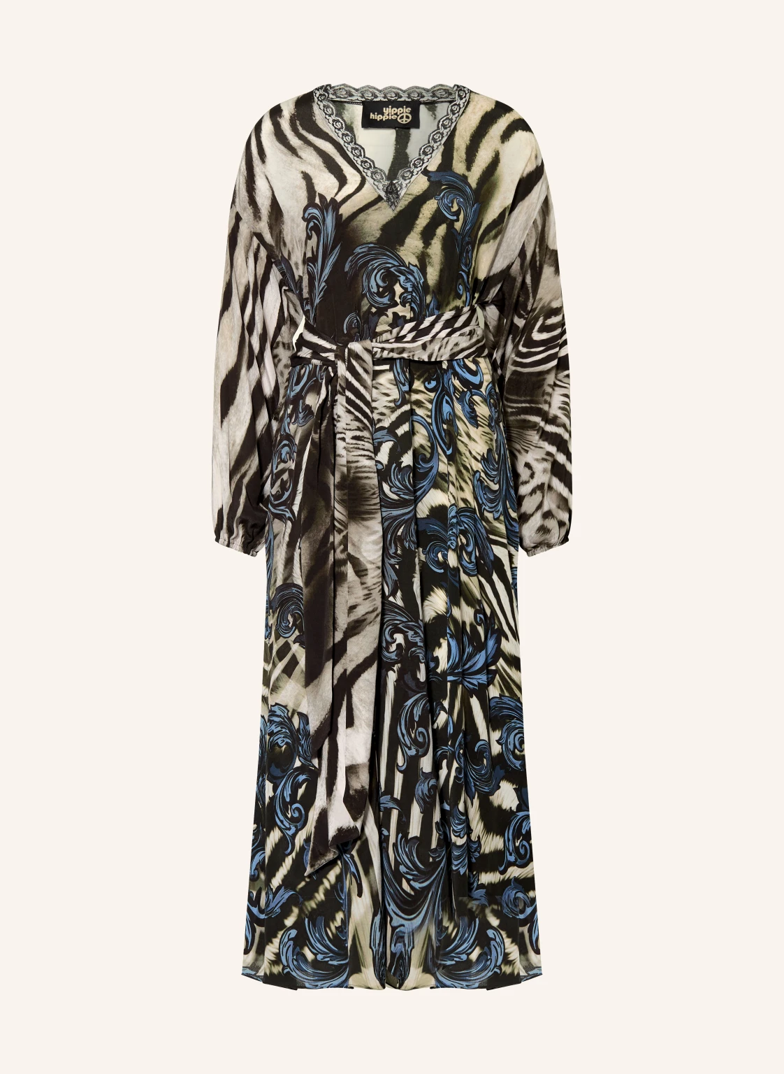 yippie hippie Kleid mit Spitze