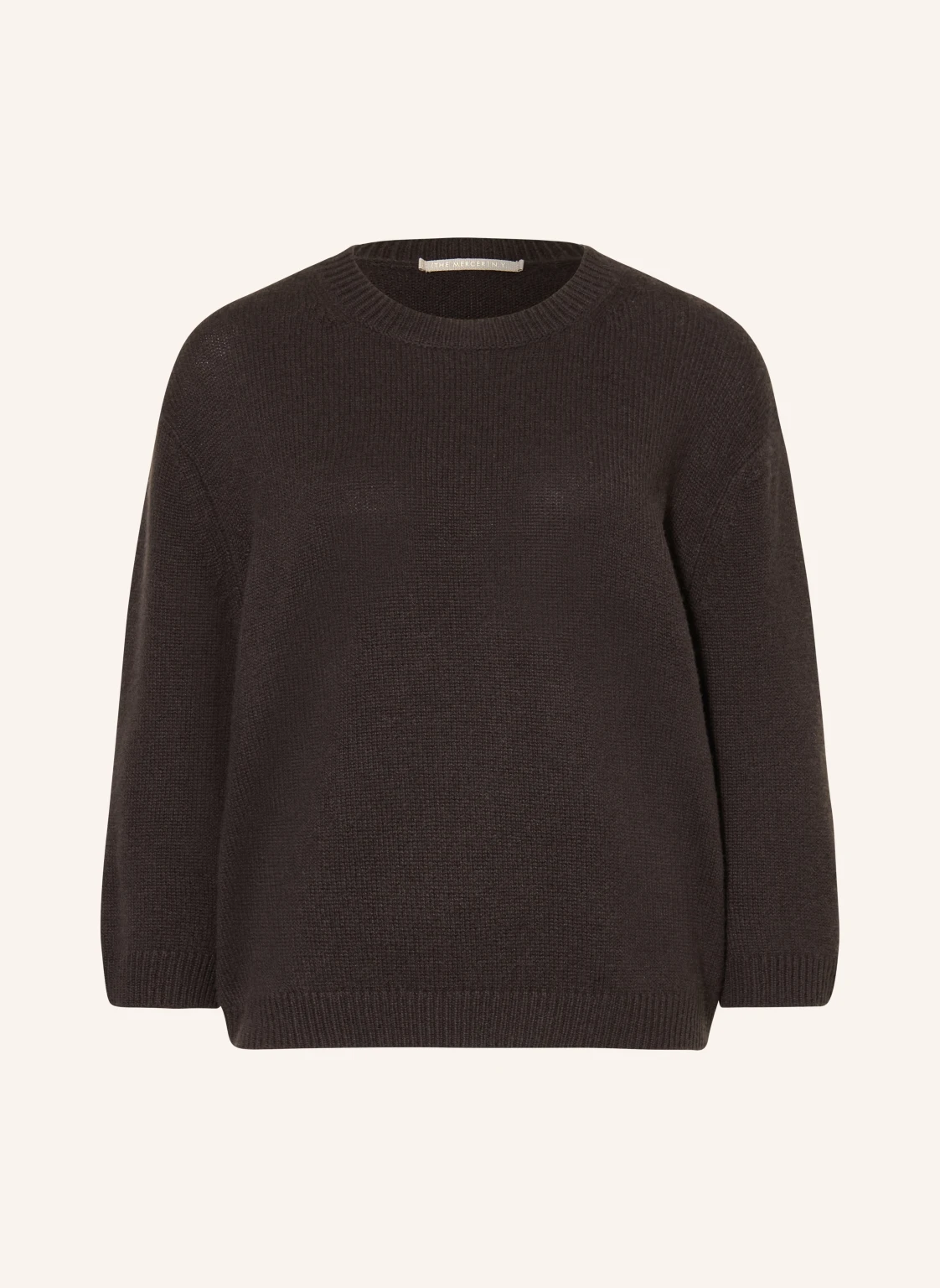 (THE MERCER) N.Y. Cashmere-Pullover mit 3/4-Arm