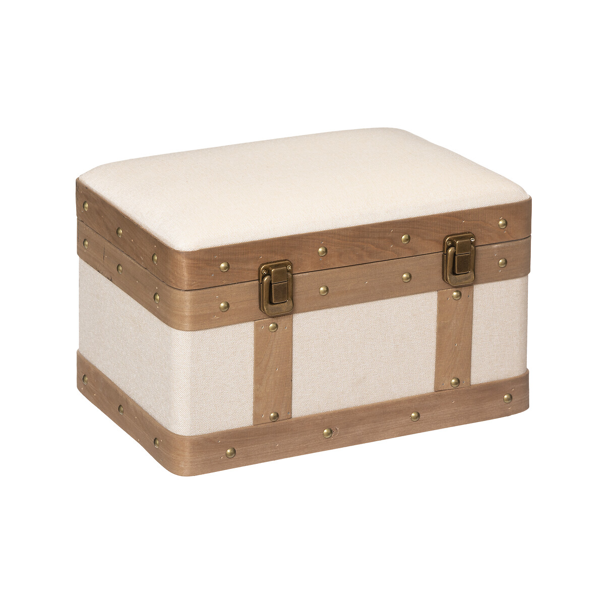 Caixa NORAH em mdf e linho 24x38,5cm