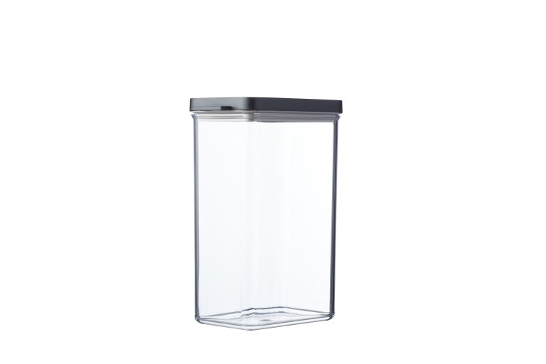 Bewaardoos Omnia rechthoekig 2000 ml - Nordic black