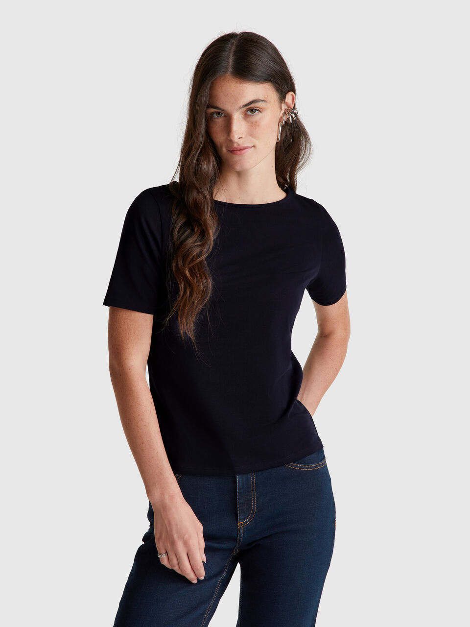 Slim fit reversible t-shirt