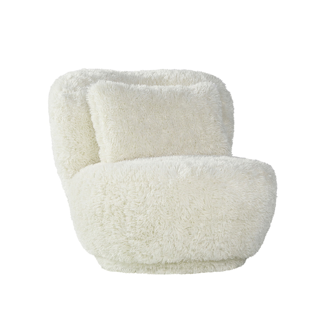 LABEL51 Fauteuil Doodle - Crème Stof - Draaibaar