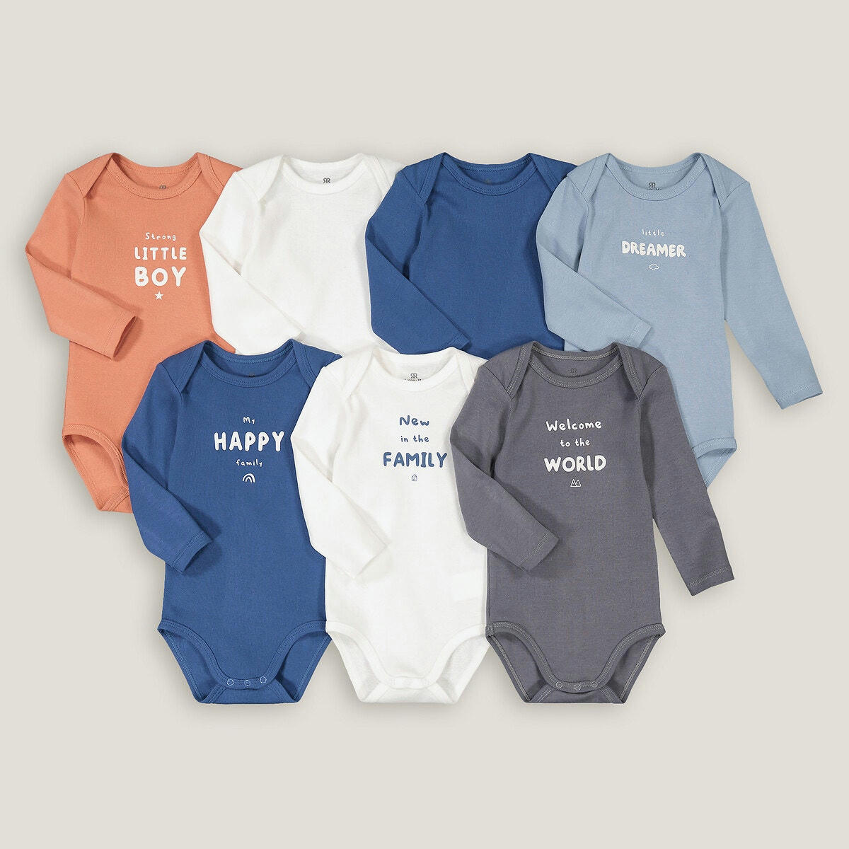 Lot de 7 bodies manches longues