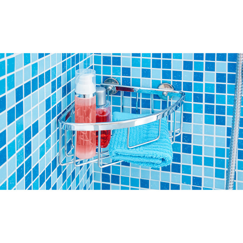 Panier d'angle pour douche Aluxx 12,5 cm TESA