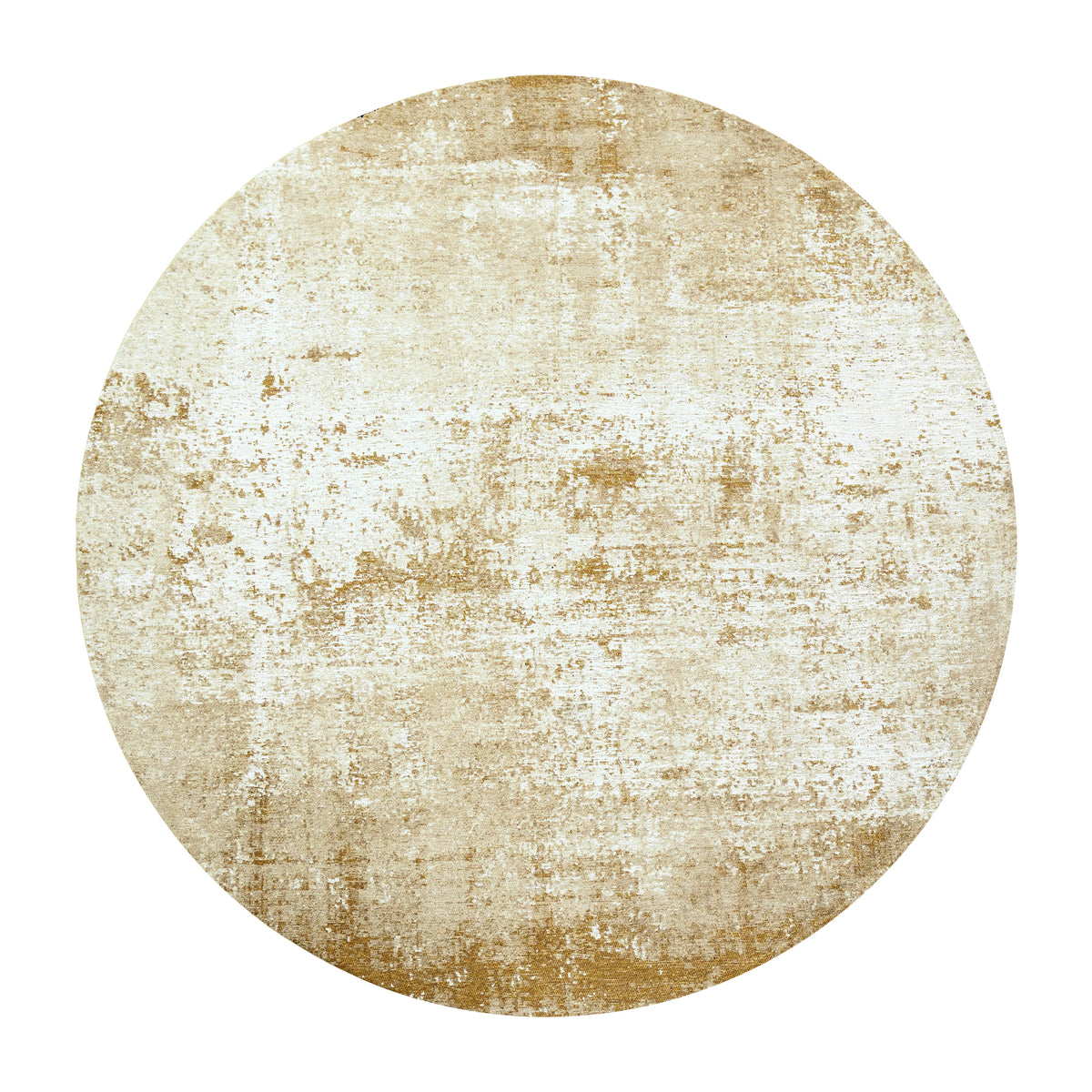 Ecorugs vloerkleed Mercury - geel - 140x140cm