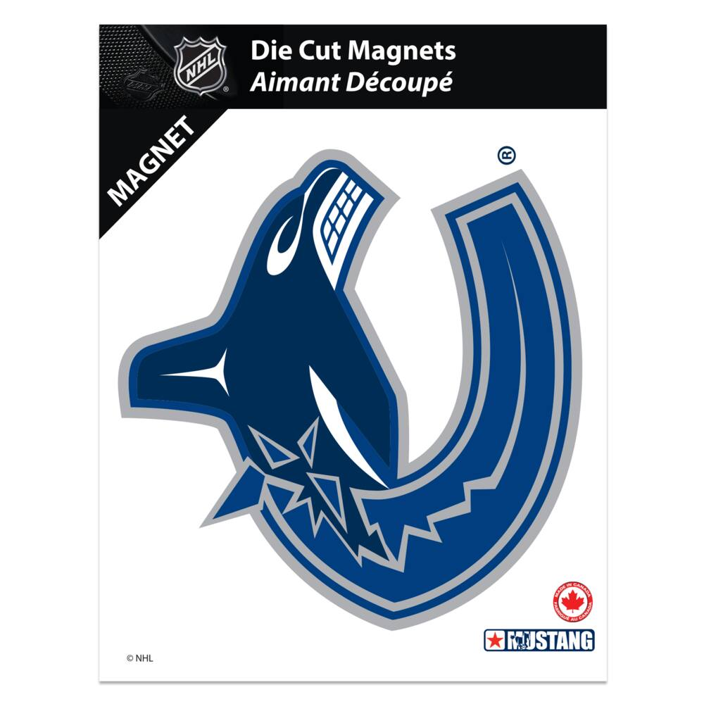NHL Vancouver Canucks Hockey Team Crest Magnet, 8-in