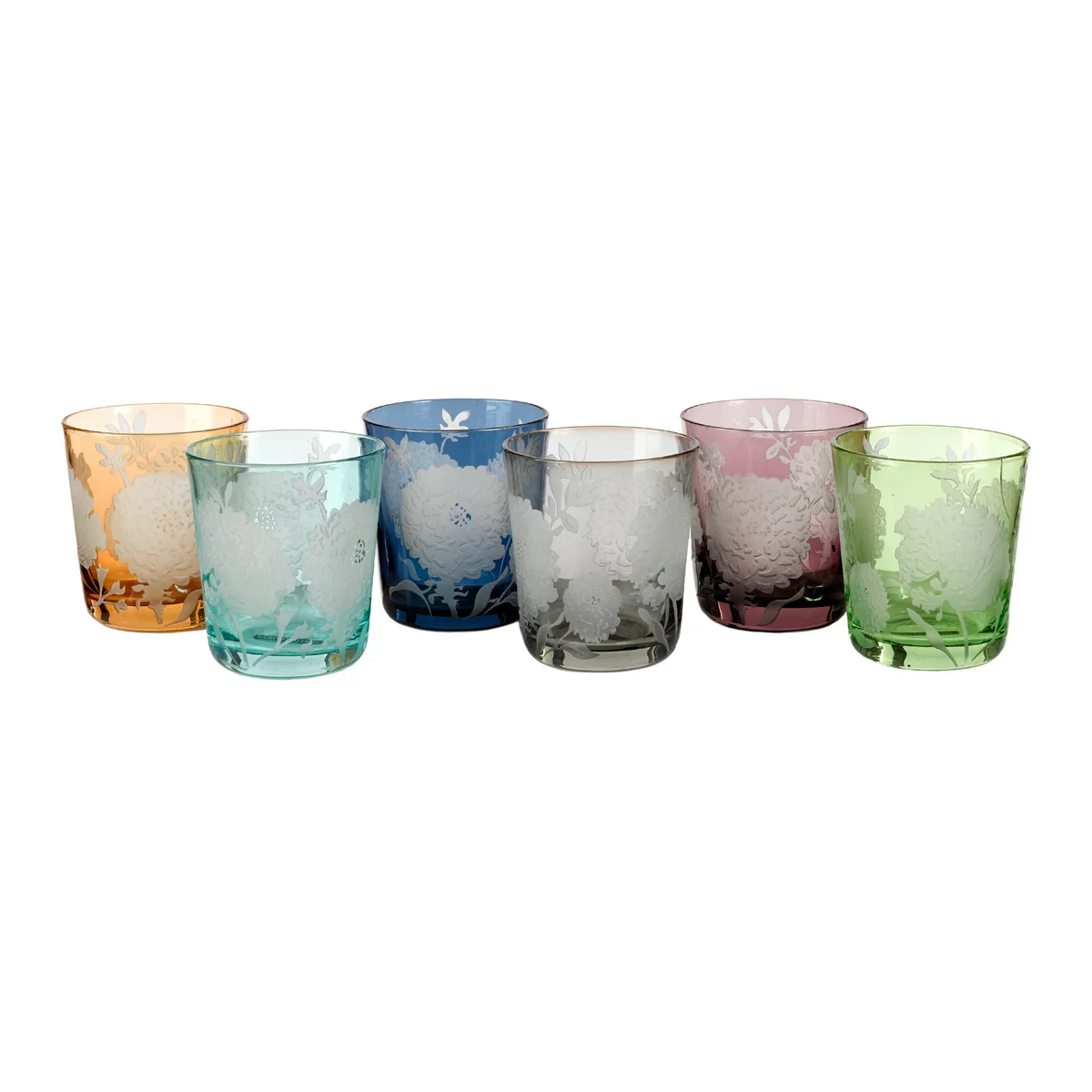 POLSPOTTEN - Peony Glas, mehrfarbig (6er-Set)