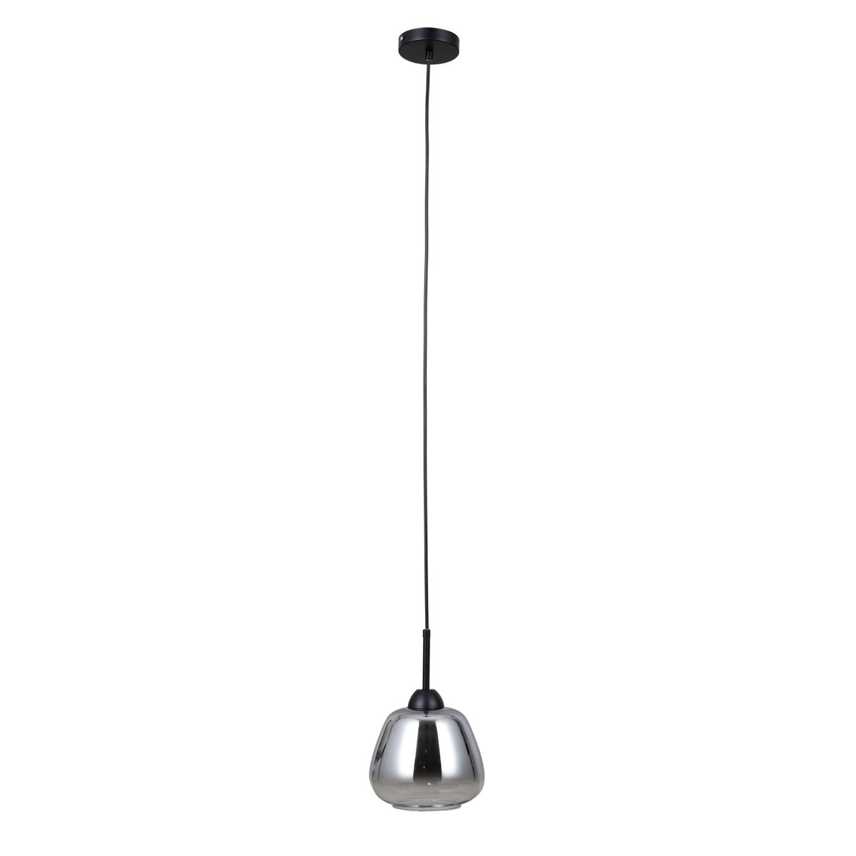 Lampa wisząca czarna matowa FELIS 1xE27x40W wym: 120x18x18 cm Italux