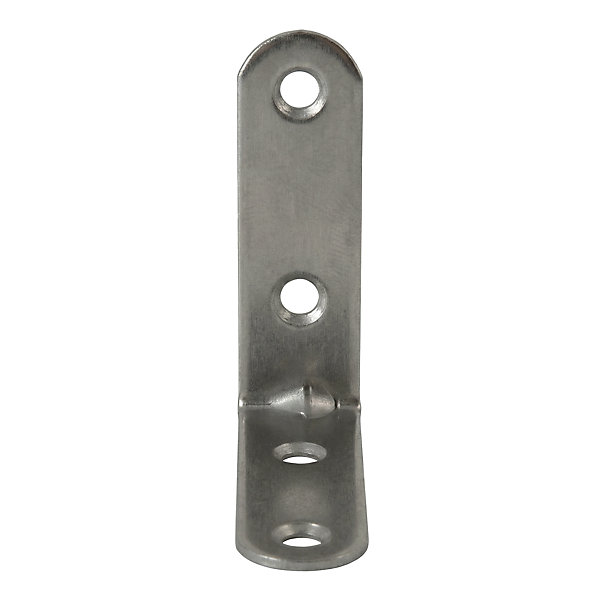 4 Equerres de chaise Acier Inox l.30 x H.25 x P.25 mm