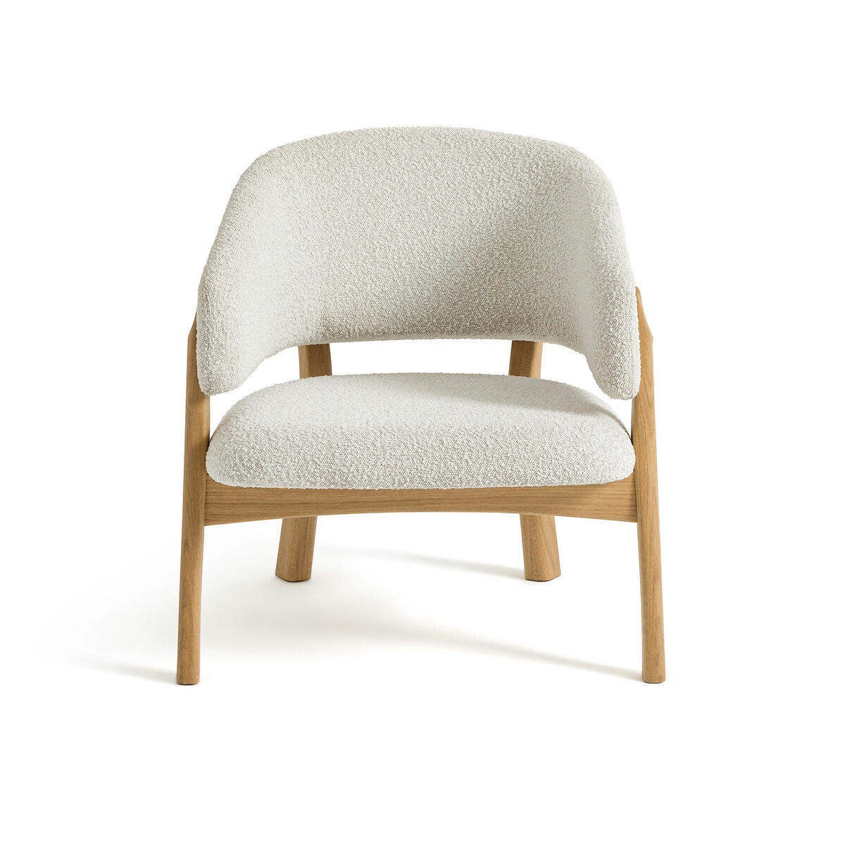 Fauteuil tissu bouclette, Chablis