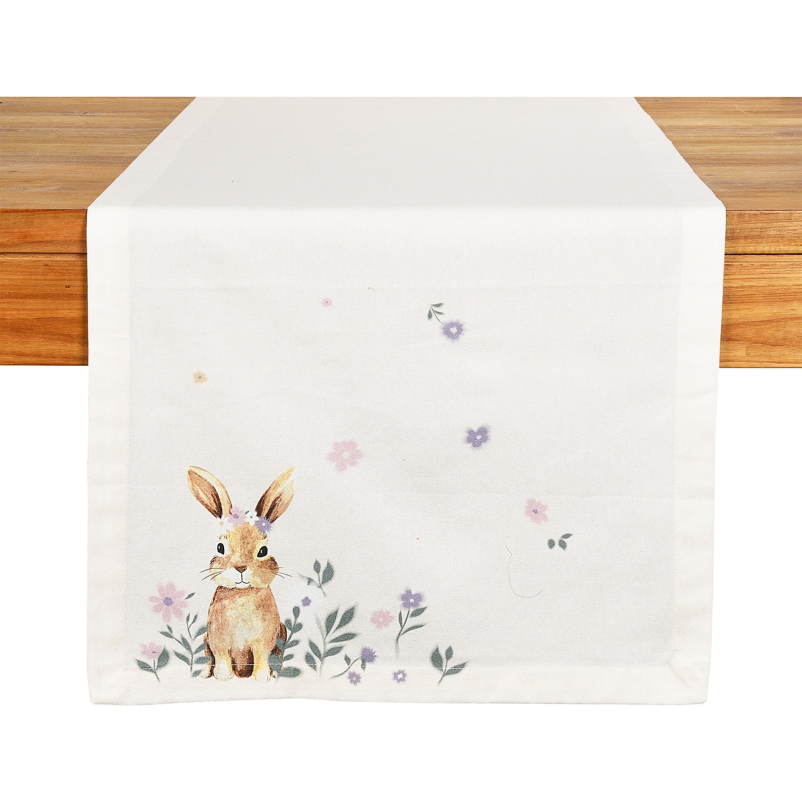 Tischläufer Hase Hanni Weiß,L 1.500 x B 400 mm