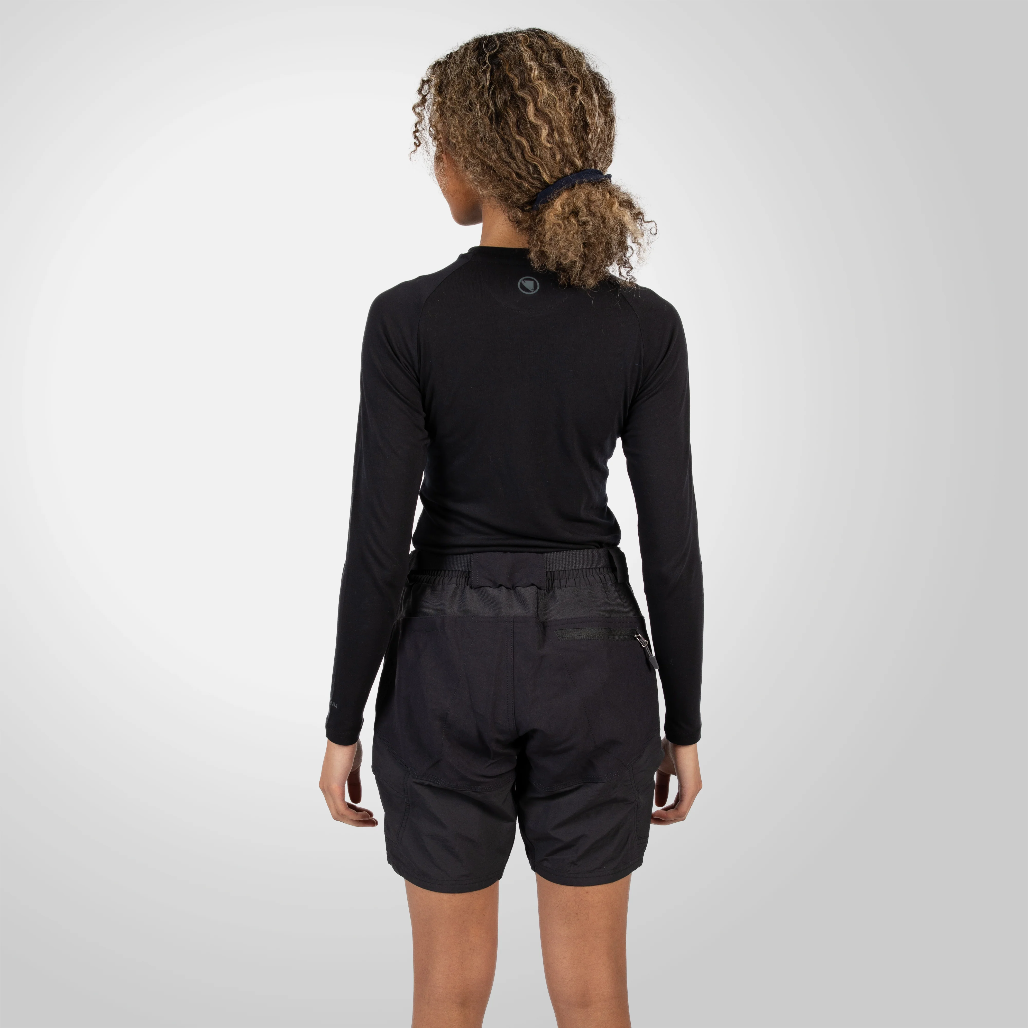 Women's Hummvee Shorts With Liner - Black