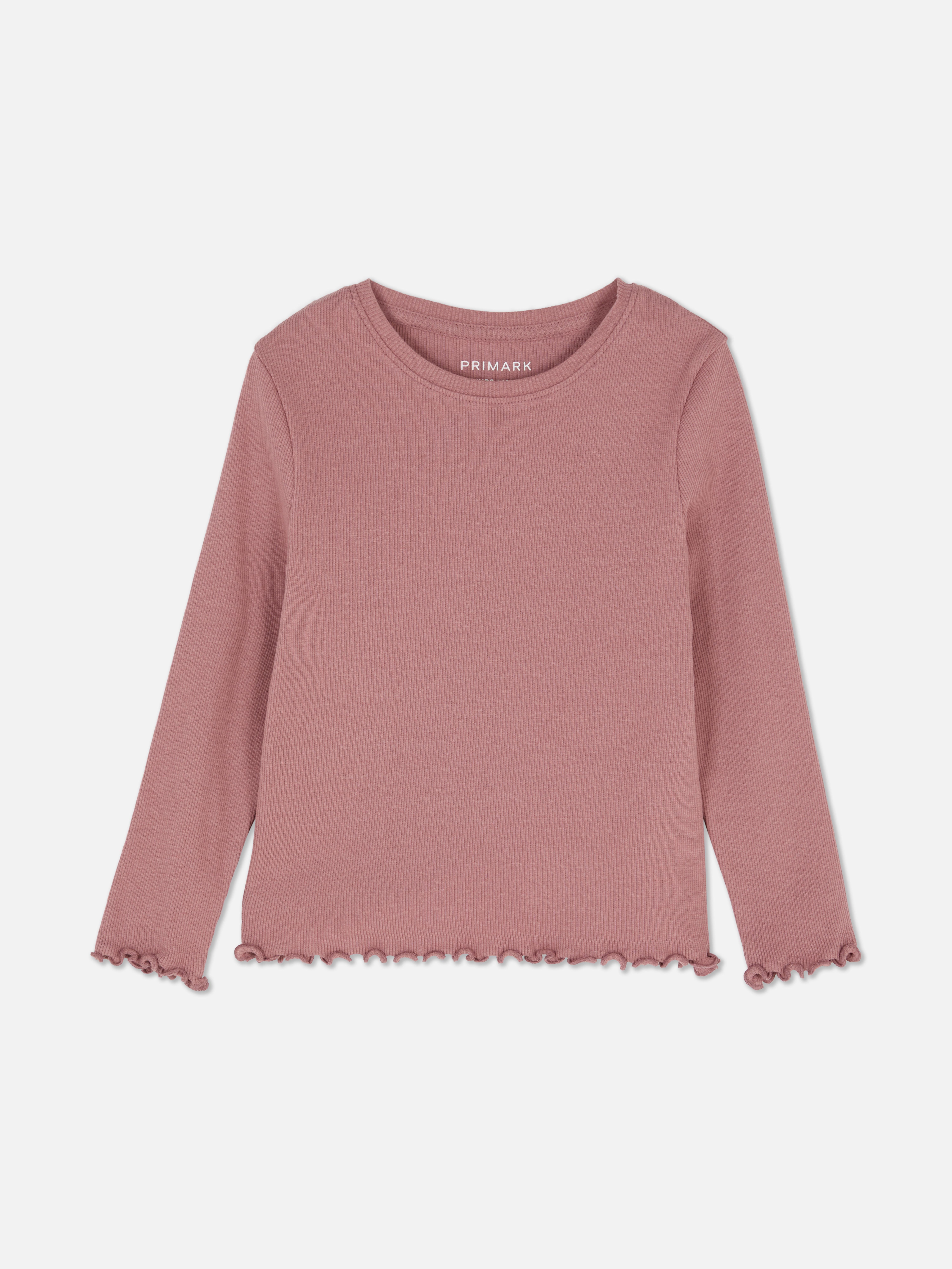 1.5-8yrs | Ribbed Long-Sleeve T-Shirt