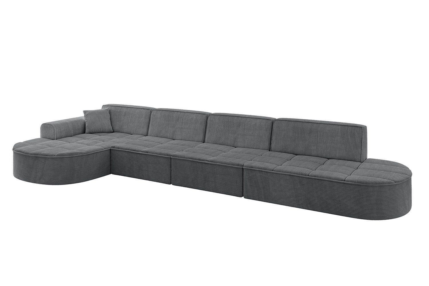 Narożnik lewostronny bez funkcji spania TARO-L3 413x171x79,5 Ciemnoszary