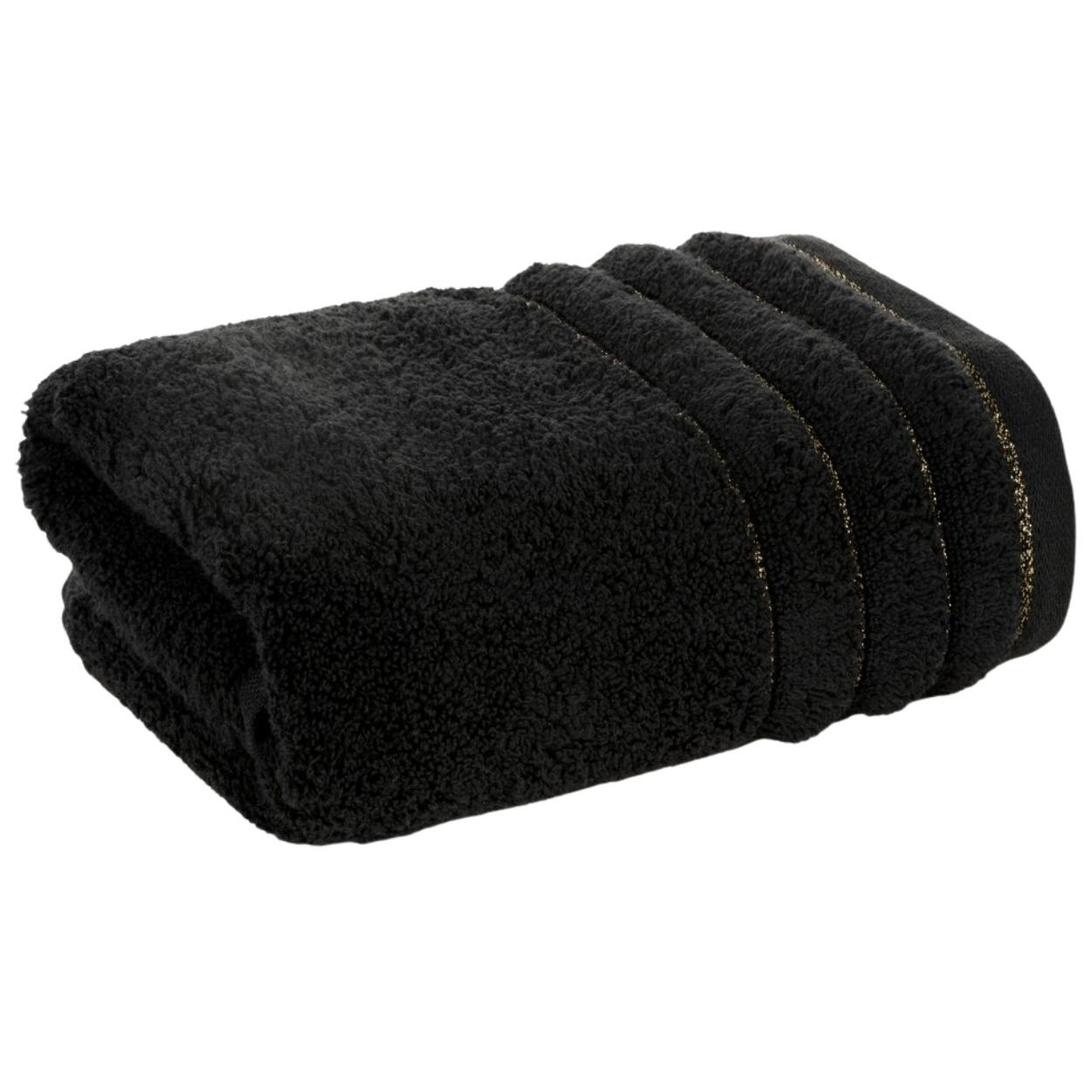 Ręcznik do rąk NADINE 30x50 cm czarny 100% bawełna Zero Twist 500 g/m²