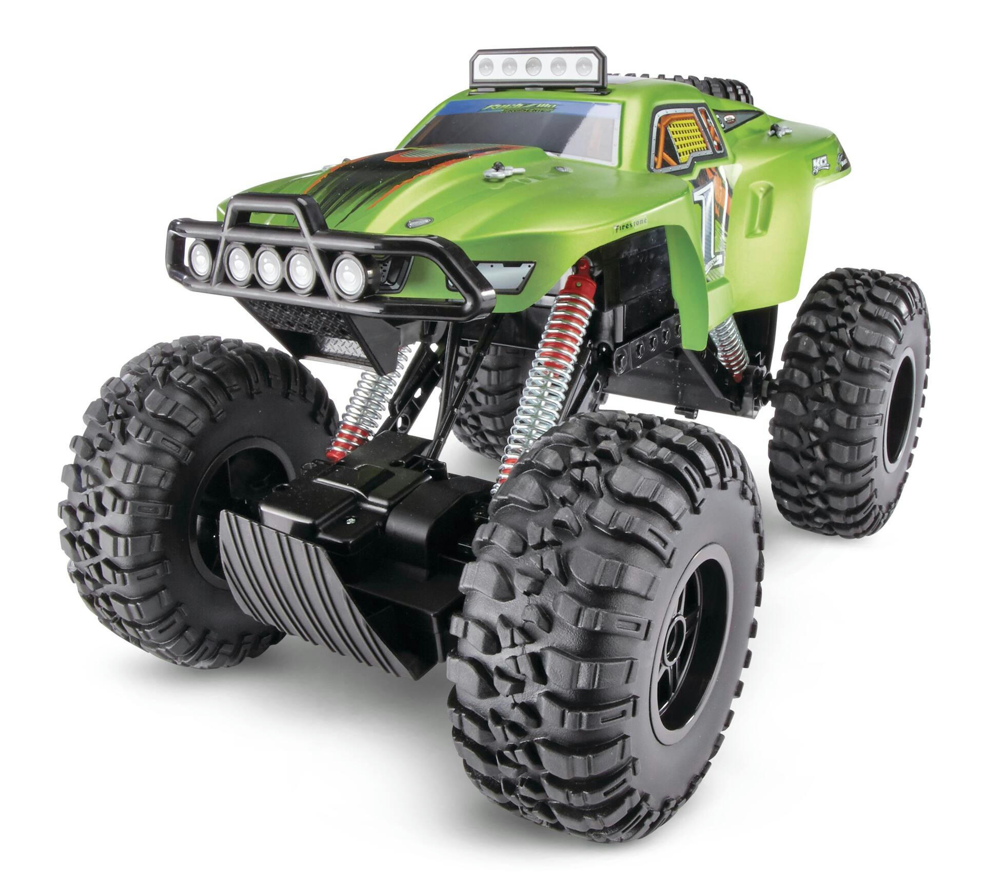 RC Rockzilla Pro Series Remote Controlled Rock Climbing Vehicle Toy w/USB Charger, Ages 8+