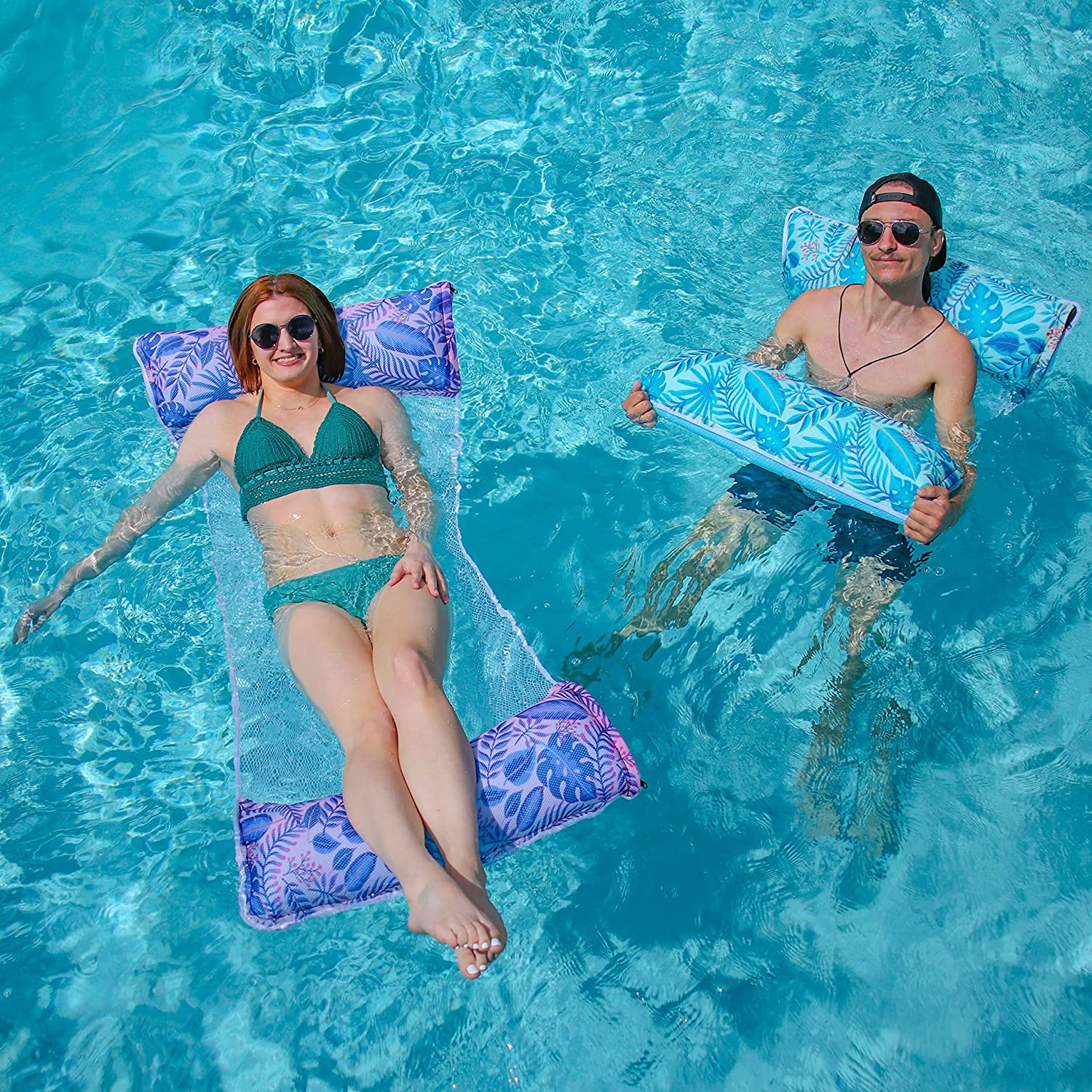 Clearance - Fashion Pattern Hammock Green and Purple)