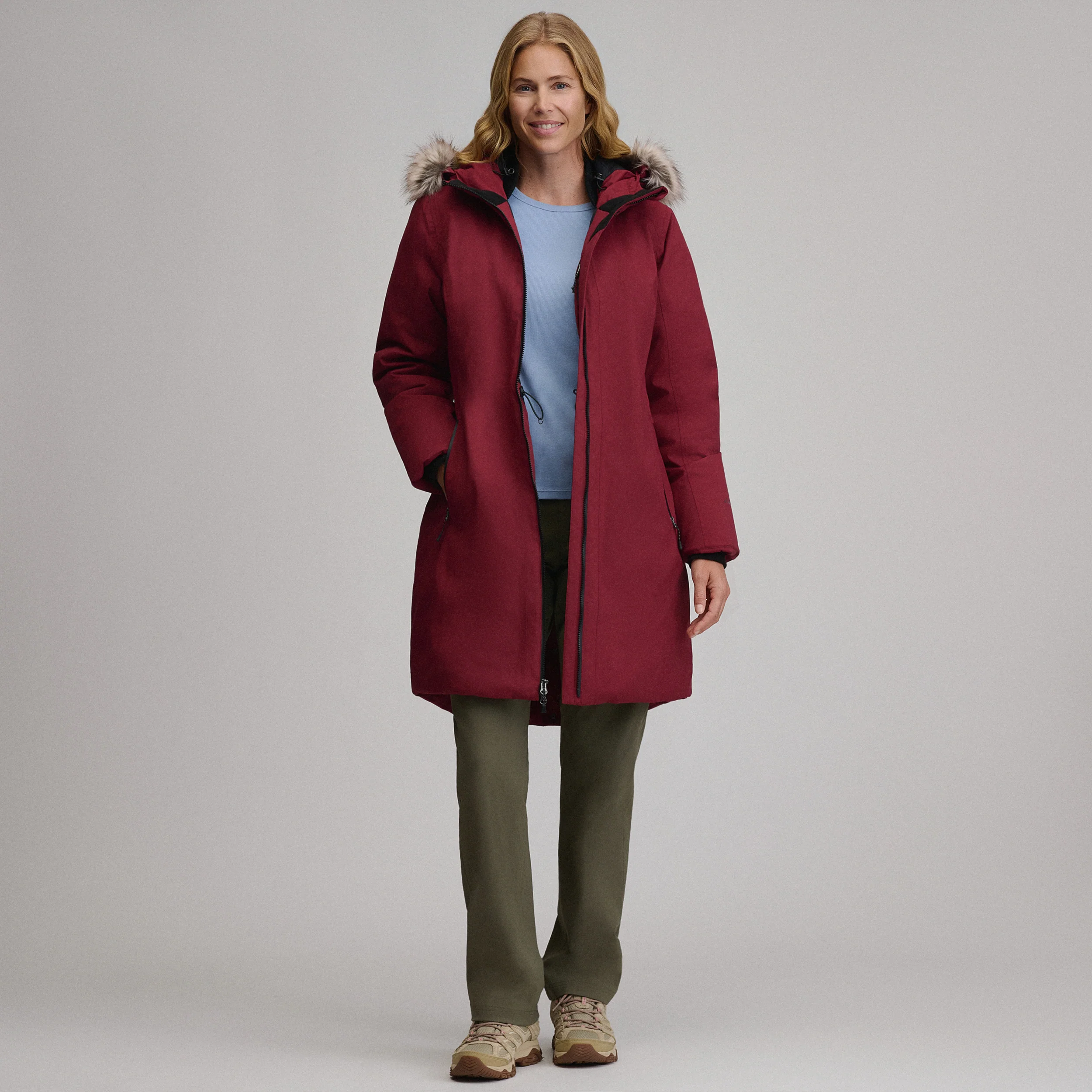 Women's Olympia Waterproof Down Stadium Coat