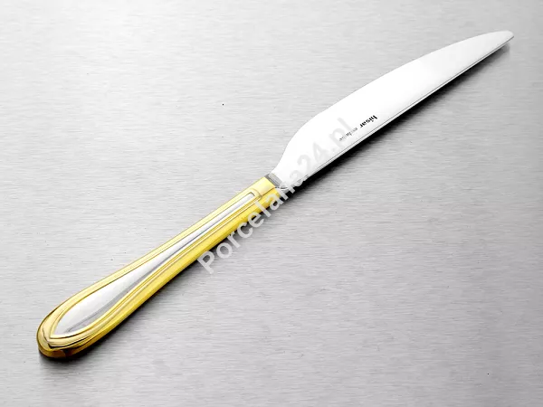 Komplet sztućców 24 cz. na 6 osób Hisar - Avsa Gold (3.0/2.5 mm) złocone