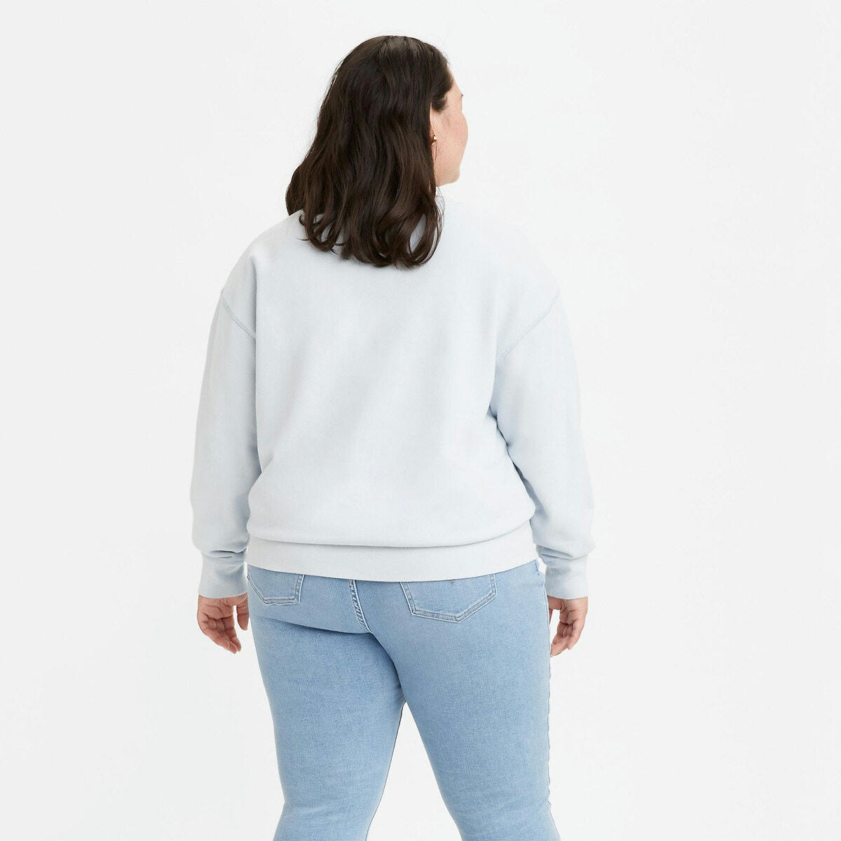 Sweat fermé, logo devant