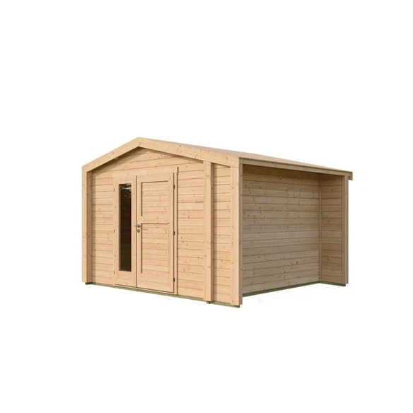 Gartenhaus, »Killarney«, LxBxH: 361x313x246 cm, naturfarben