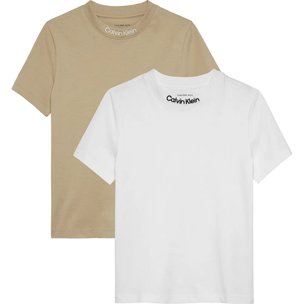 Calvin Klein Jeans Embro Logo short sleeve T-shirt 2 units