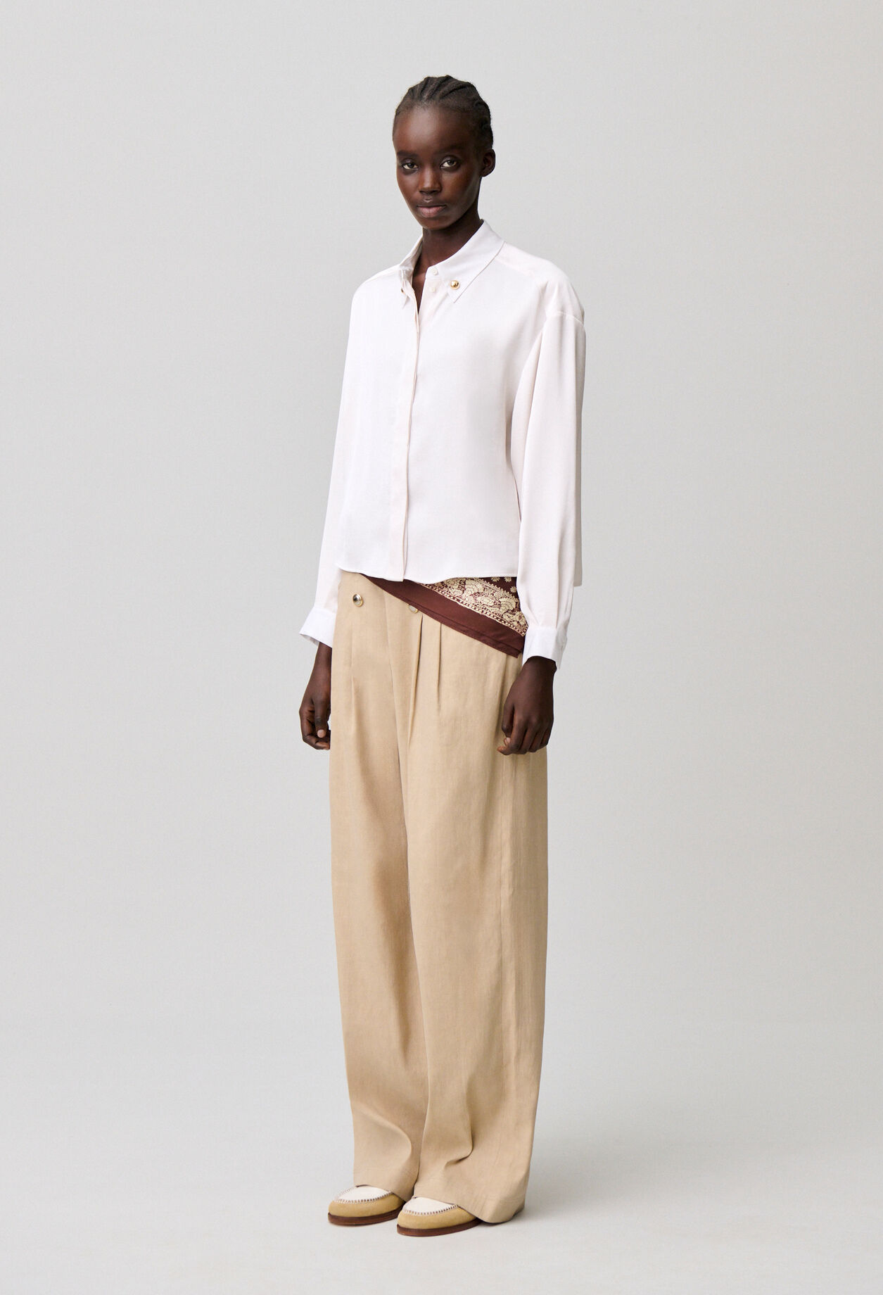 Chemise détails col