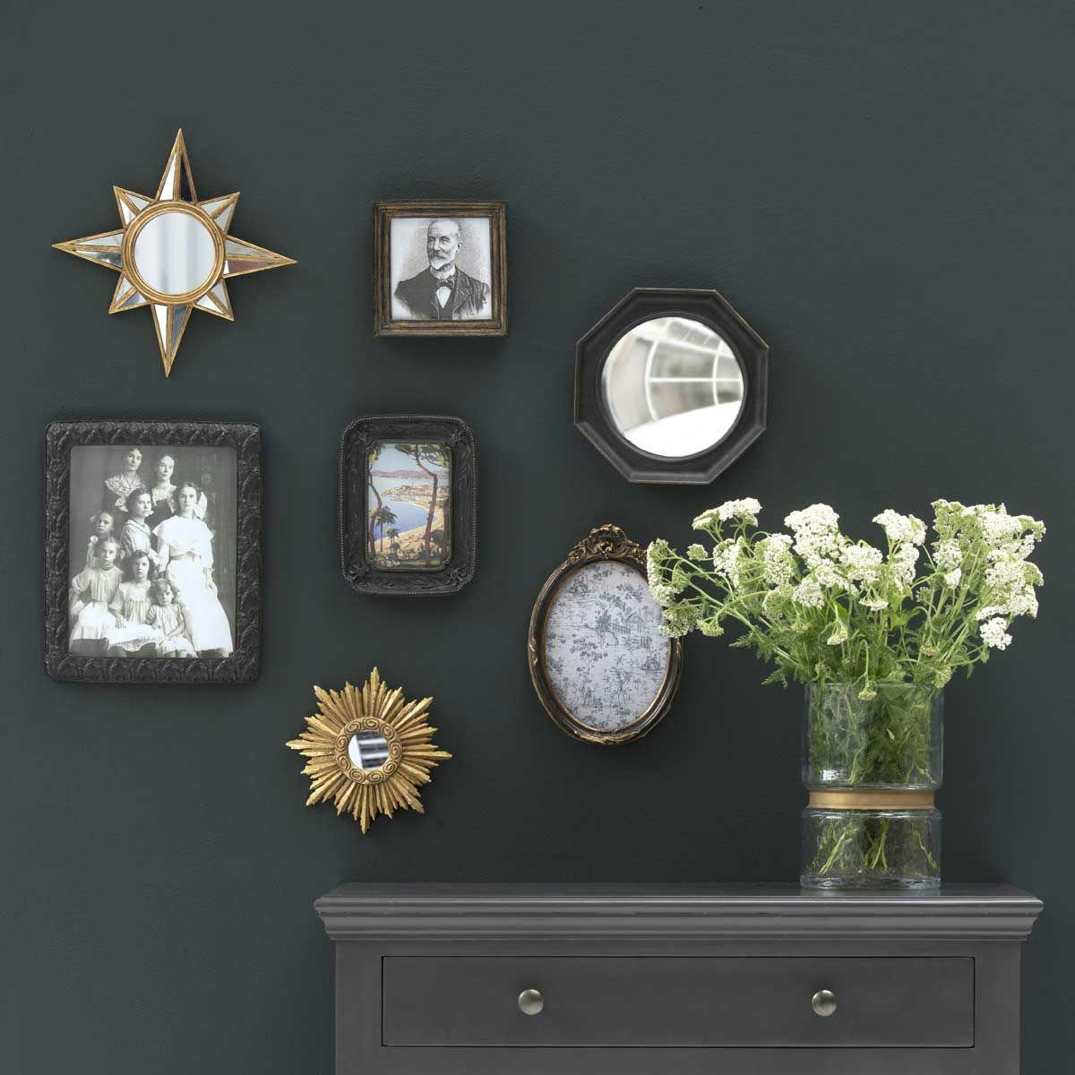 - Set de 7 cadres et miroirs style baroque