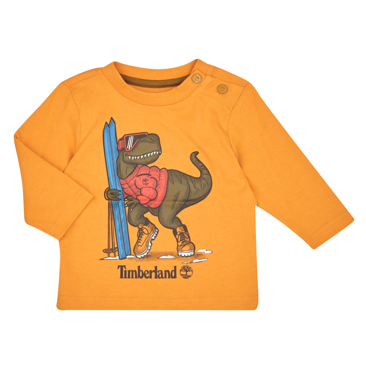 Timberland - TEE-SHIRT MANCHES LONGUES T60253 - Yellow / Mustard