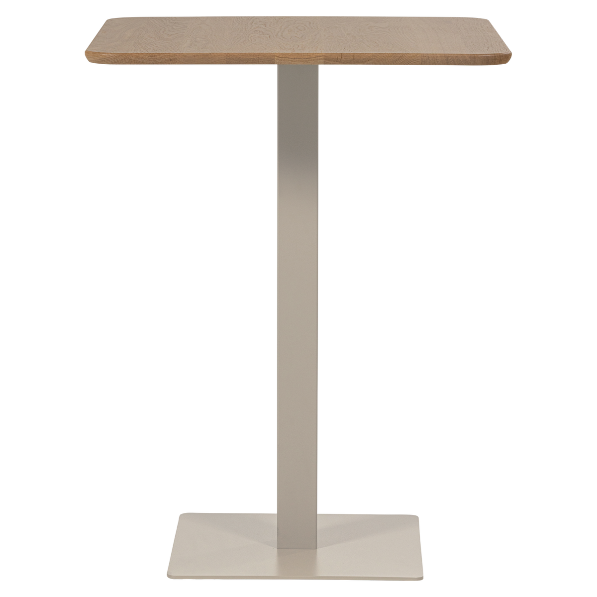 WOOOD bartafel afgeronde hoek dl Tablo - Transparant - 107x79x79