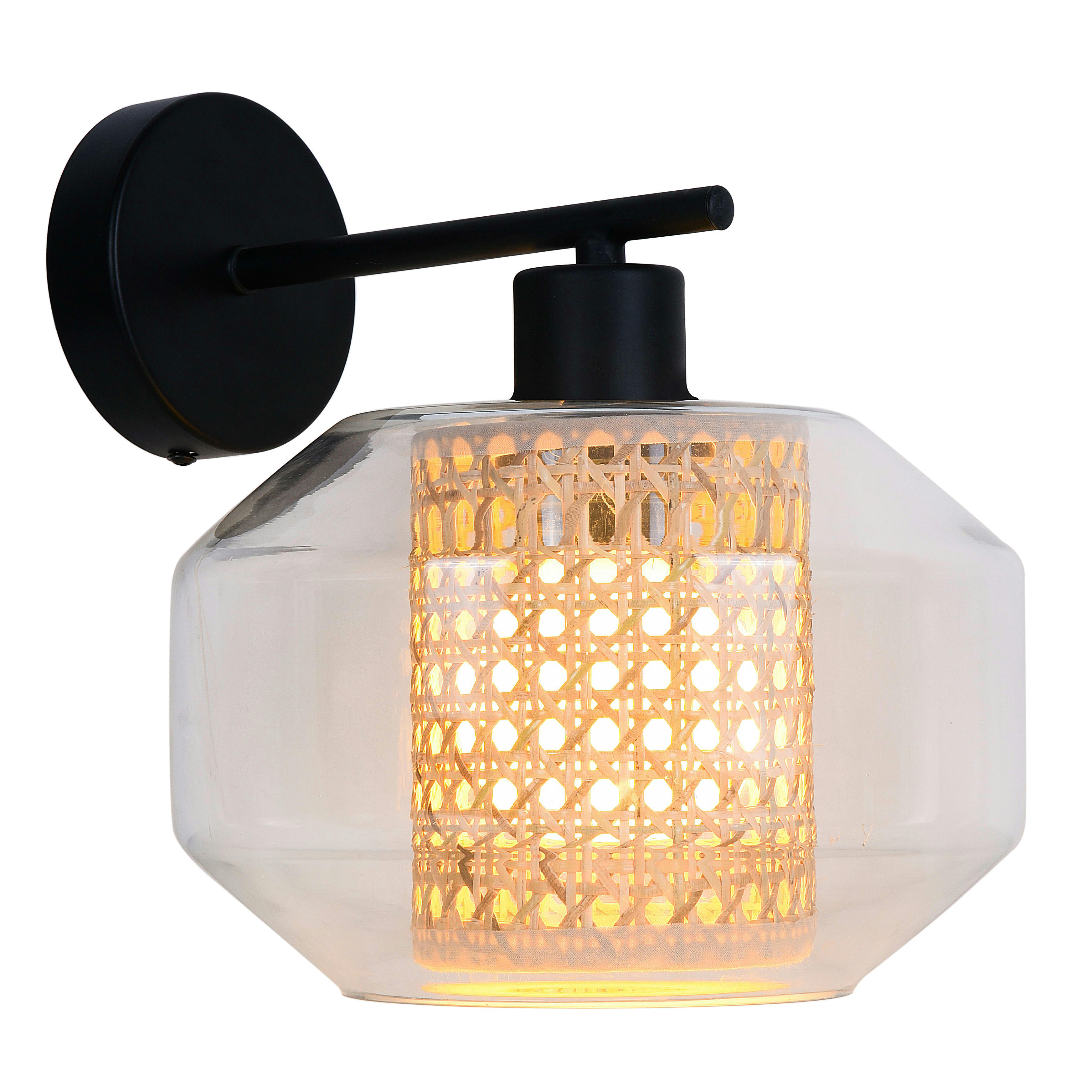 CANE - Applique murale en verre naturel