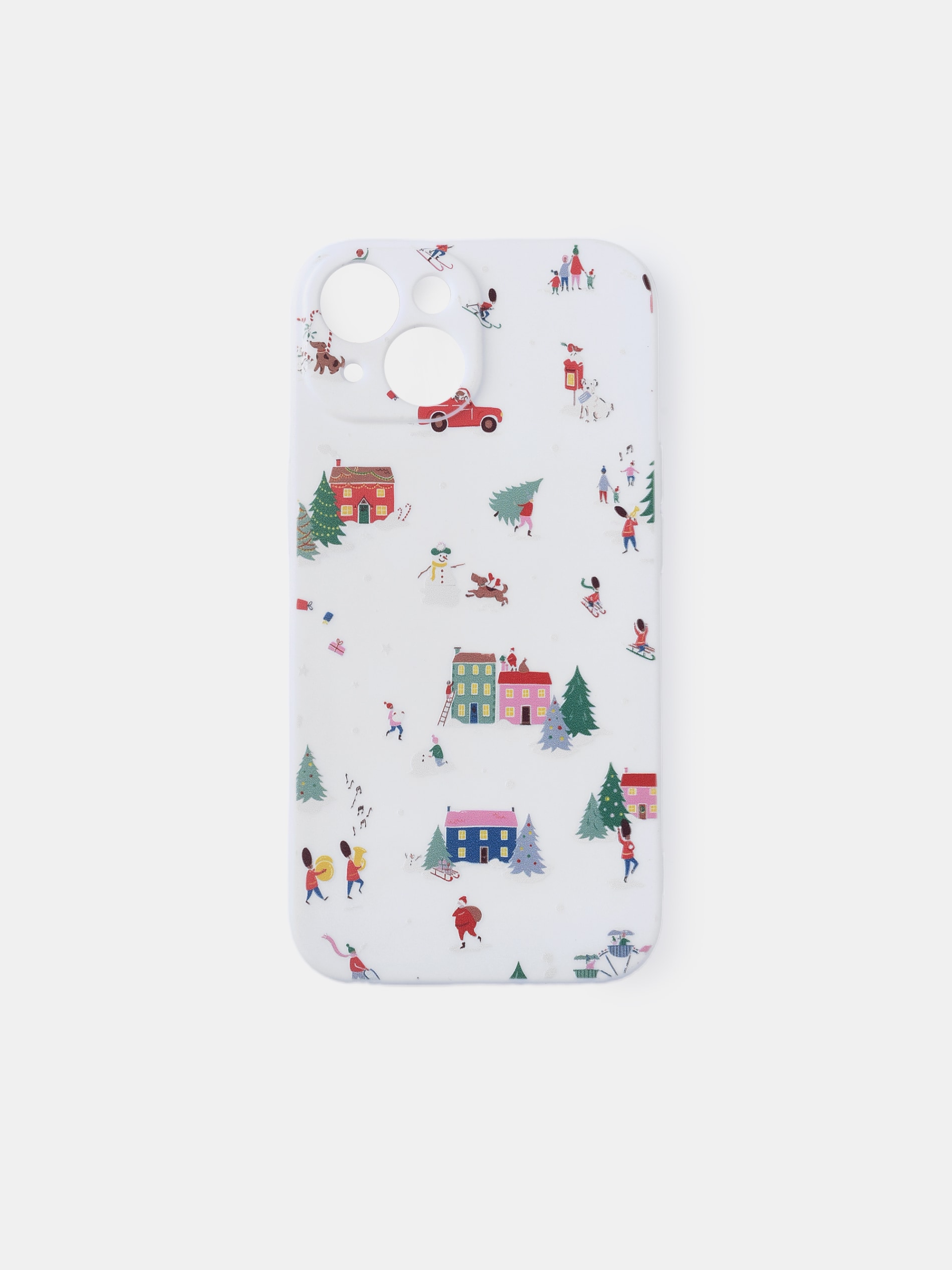 Etui na iPhone 13/14, 15, 15 pro, 16 pro z motywem zimowym