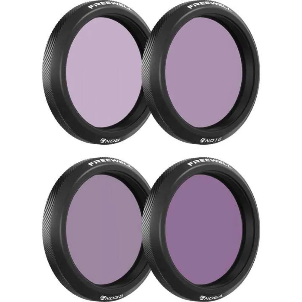 Freewell Set of 4 ND filters for DJI Osmo Action 5 Pro