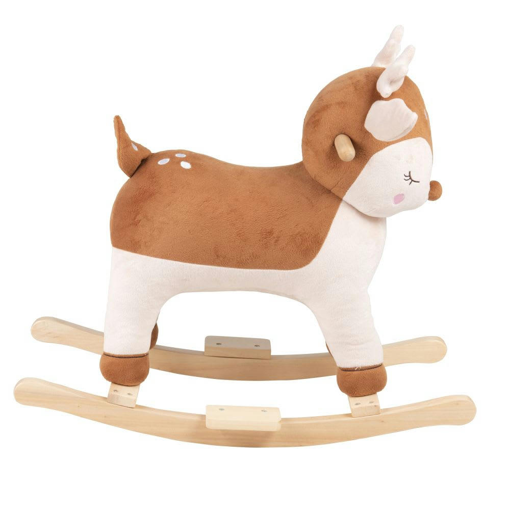 MIMIZAN - Biche à bascule marron et beige