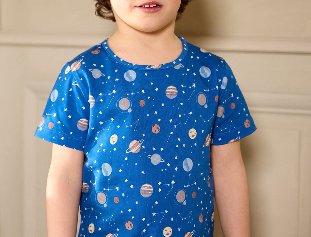 Pyjama-short enfantVoyage dans l’espace