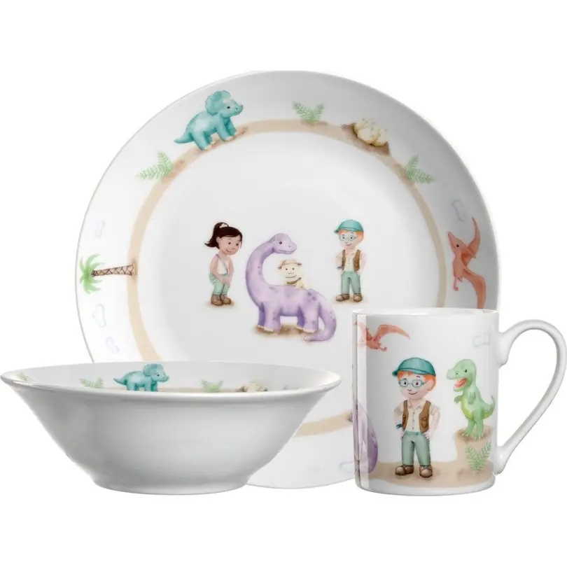 Kinder Geschirr-Set 3-teilig Avventura