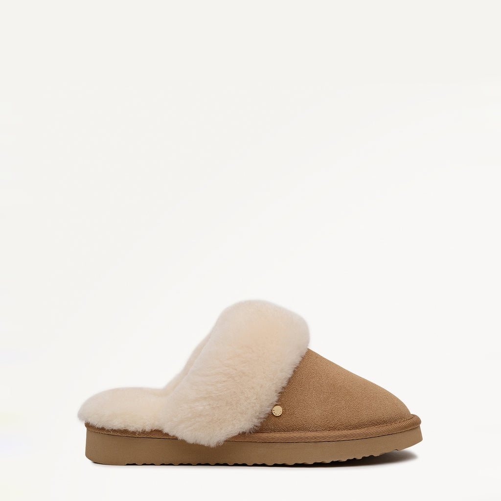 Maple Lane - Classic Shearling Cuff Mule