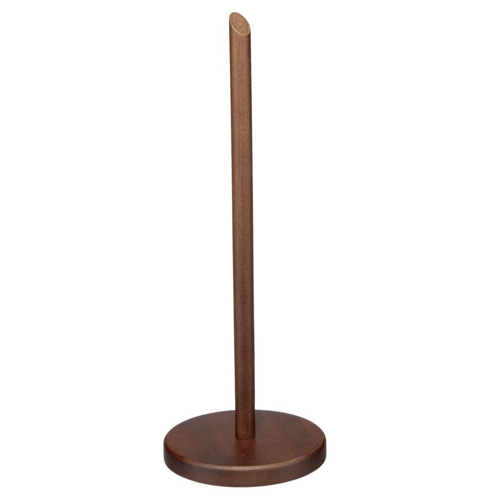 Porte-rouleau en bambou marron foncé Ø12xH32cm