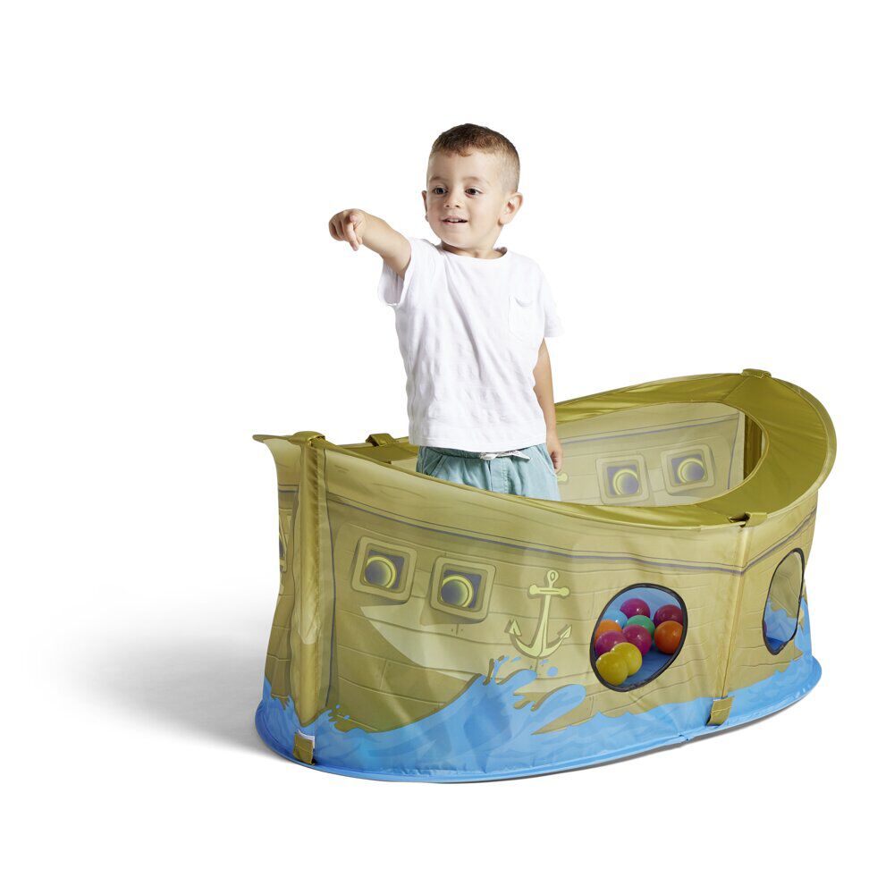 Piscine à balles bateau pirate 110x75xH50cm