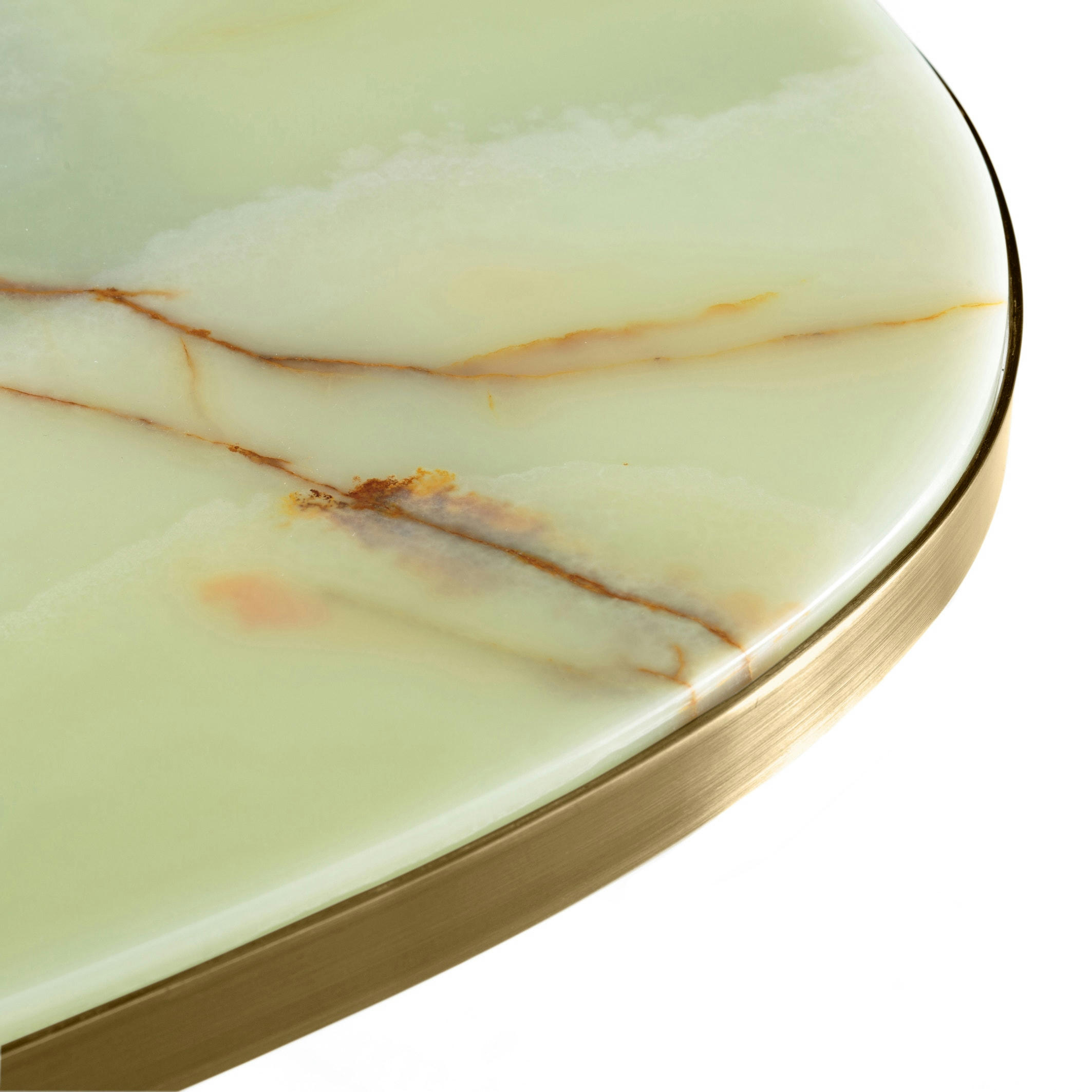 Table de bistrot plateau jade Ø60 cm Lixfeld