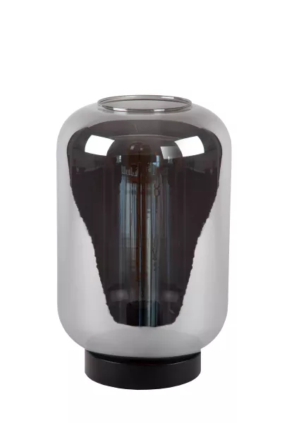 Lampa stołowaczarno-dymiona Joanet 1xE27x40W wys:35cm Lucide