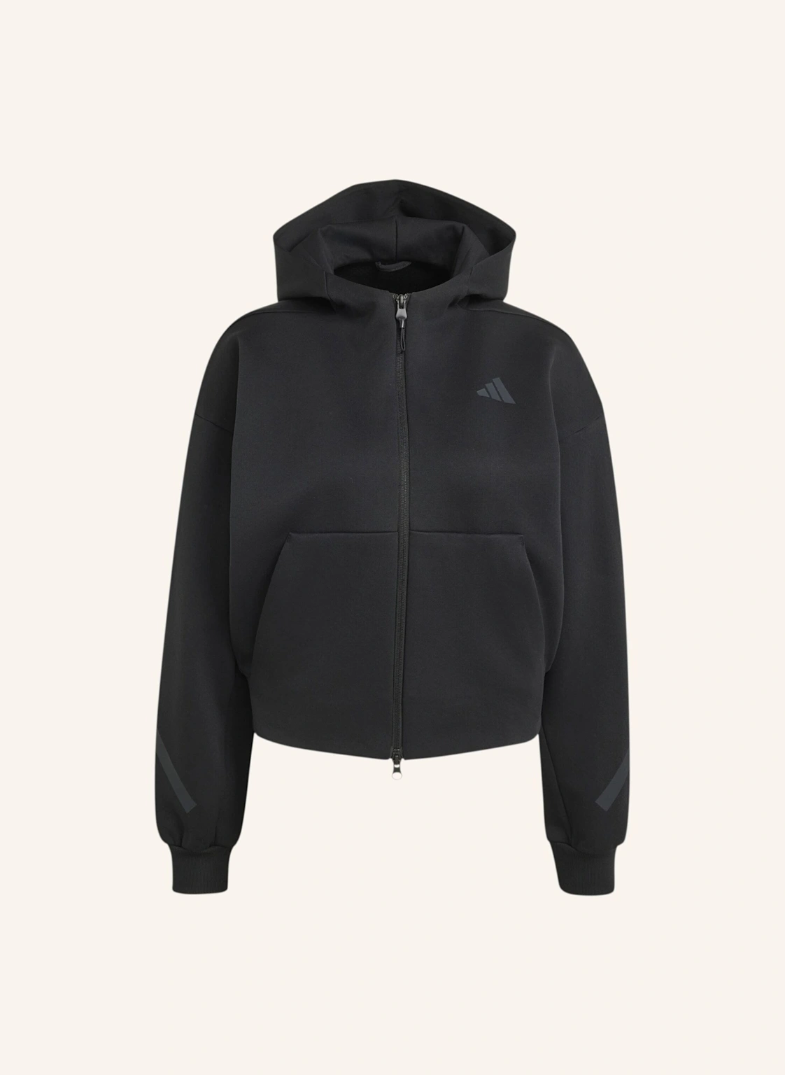 adidas ADIDAS Z.N.E. CROPPED FULL ZIP HOODED SWEATSHIRT
