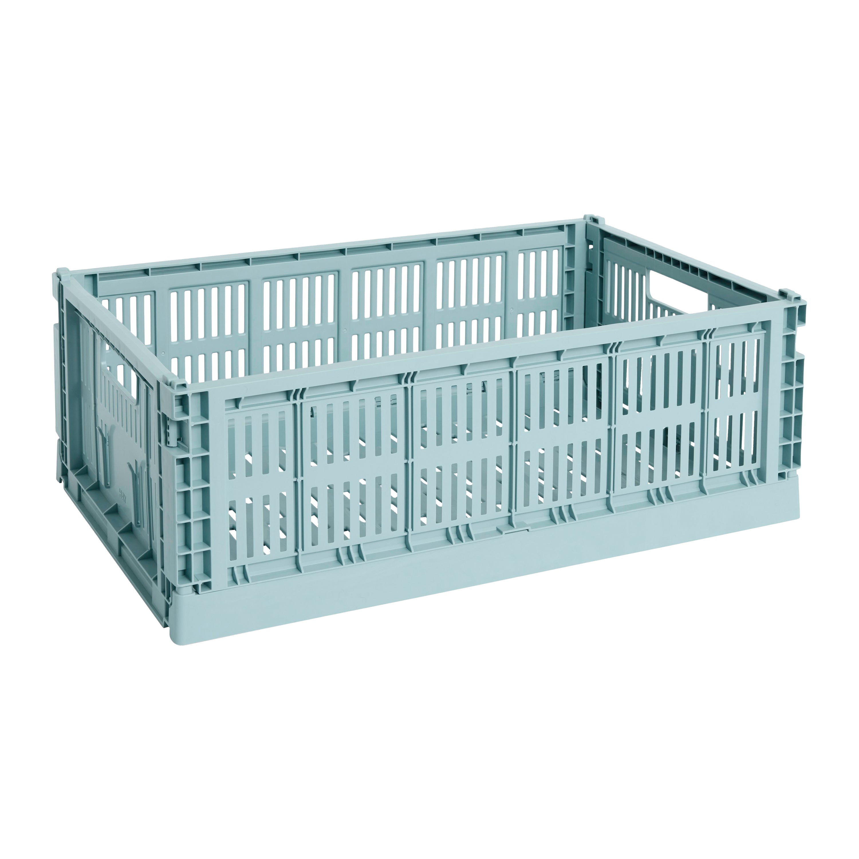 HAY Colour Crates Krat L - Rechthoekig - Dusty Blauw