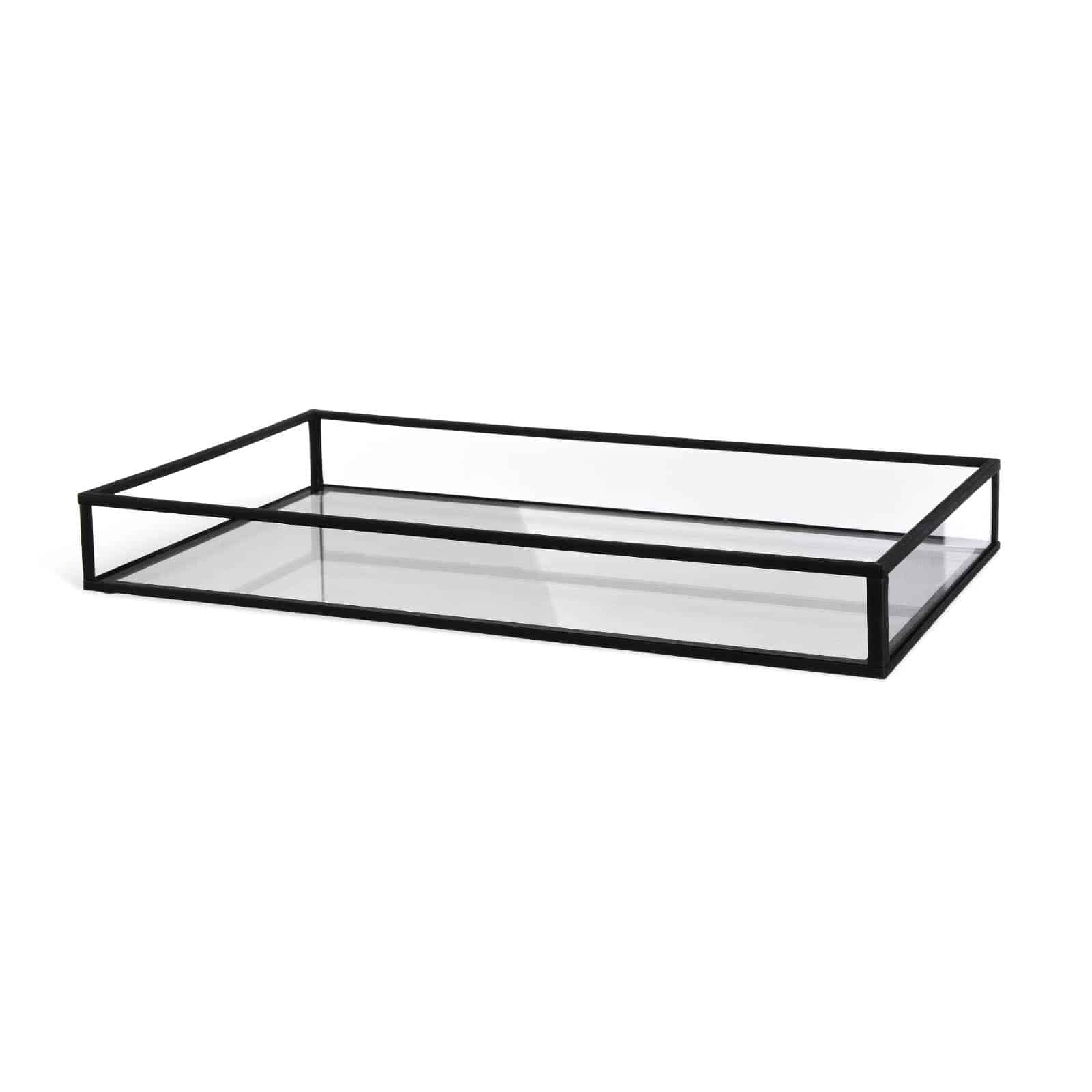 Deko-Tablett Skandi Schwarz,L 300 x B 170 x H 35 mm