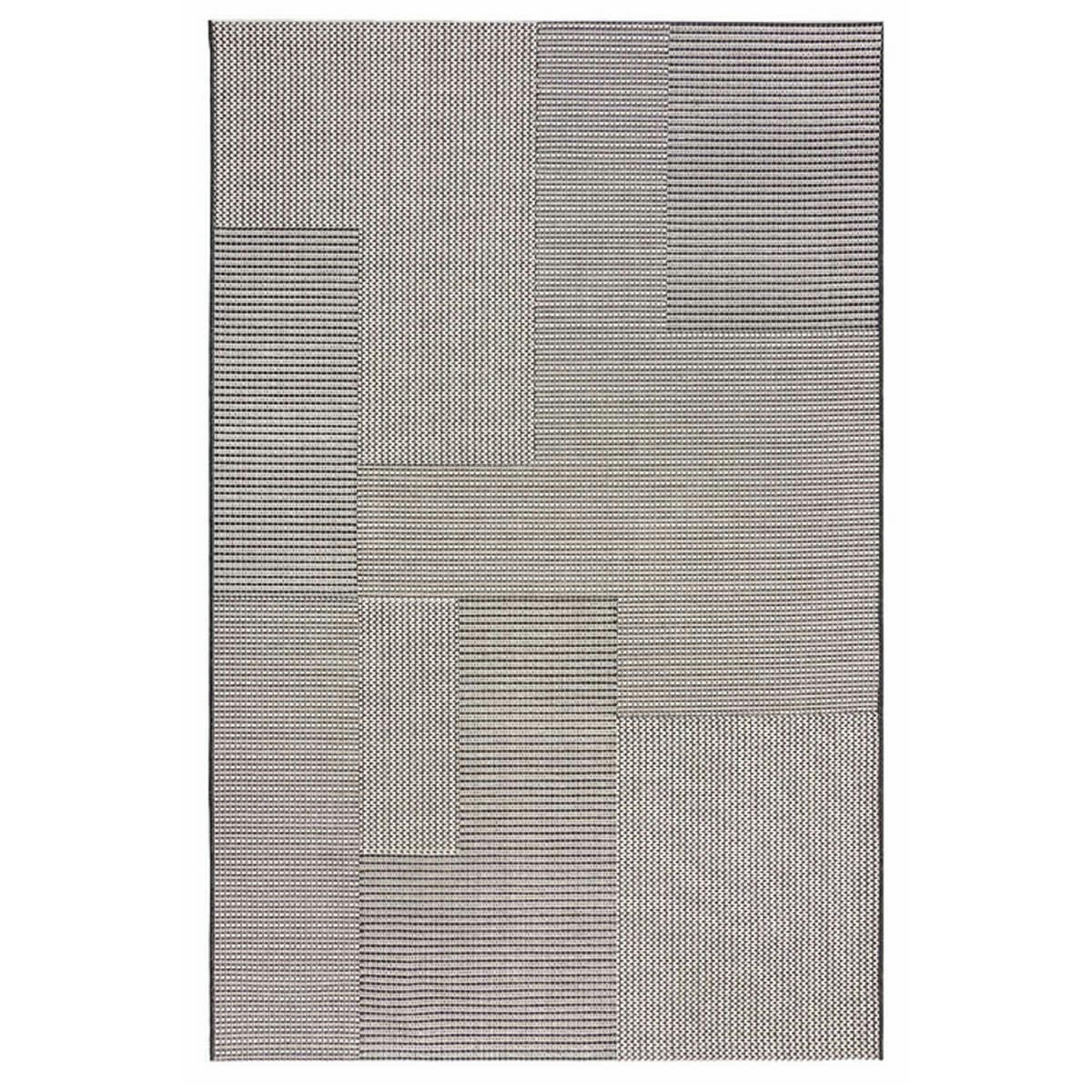 BESO - Tapis moderne en Polypropylène Noir 160x230 cm