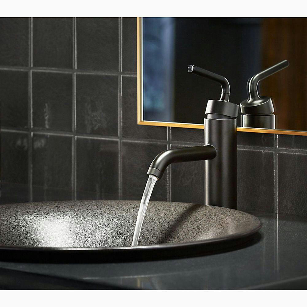 Kohler Purist 1-Handle Bathroom Faucet, Matte Black